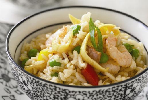Fried Rice with Prawns