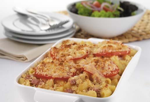 Ham and Macaroni Gratin