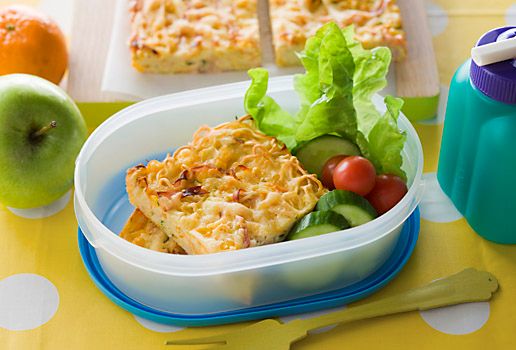 Ham and Vegetable Noodle Slice