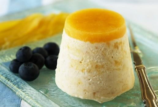 Individual Mango Ice Cream Bombes