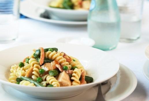 Light and Creamy Chicken Pasta