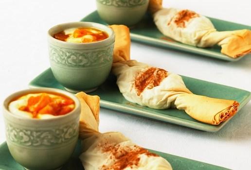 Lovely & Light Apricot Filo Twists