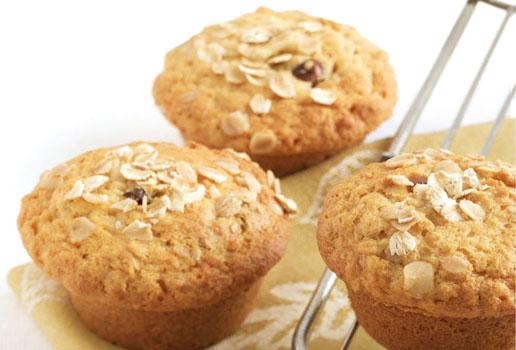 Oat, Date & Honey Muffins