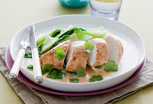 Pan Fried Hoisin Chicken with Coconut Sauce