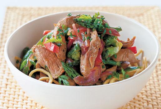 Pork with Spicy Plum Sauce