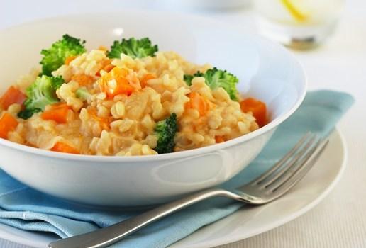 Pumpkin and Broccoli Risotto