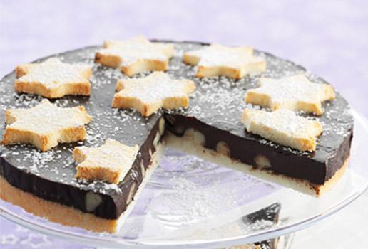 Rich Chocolate Macaroon Tart