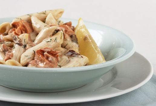 Salmon, Dill and Semi-Dried Tomato Pasta