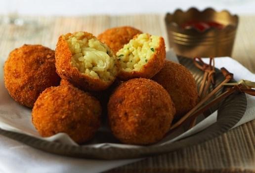 Savoury Cheese and Rice Balls
