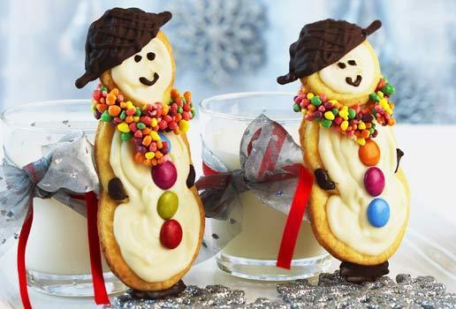 Snowman Biscuits