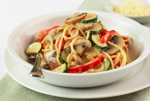 Spaghetti with Spring Vegetables