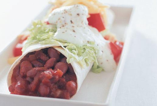 Spicy Bean Burritos
