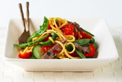 Spicy Beef and Noodle Salad