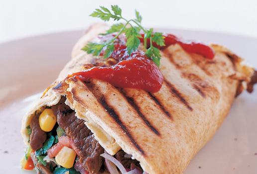 Spicy Lamb Wraps