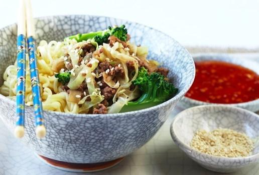 Spicy Mince With Sesame Chilli Noodles
