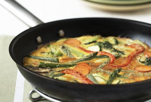 Spring Vegetable Omelette
