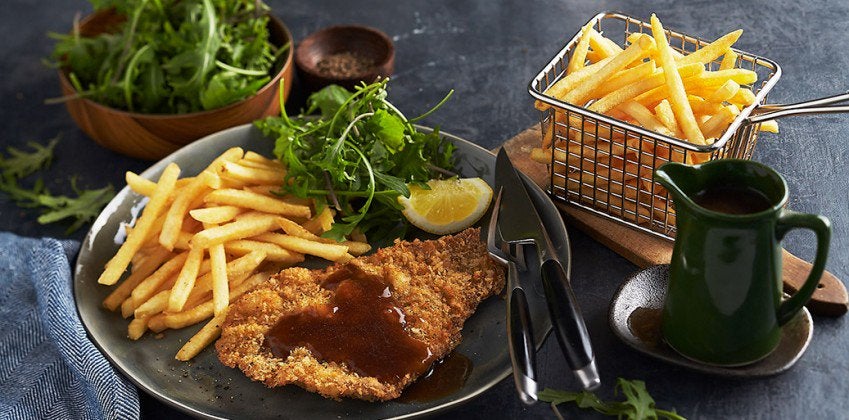 Herbed Veal Schnitzel