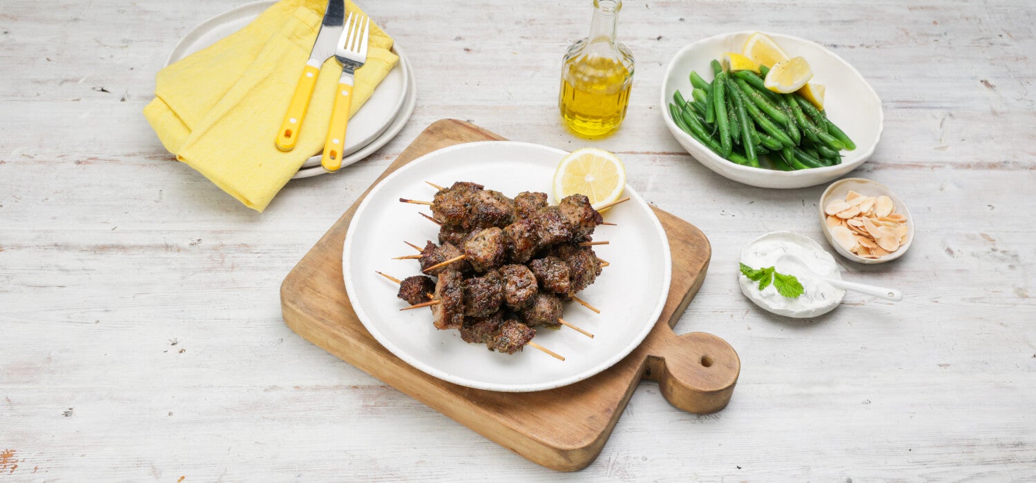 Herbed French Style Roast Lamb Skewer