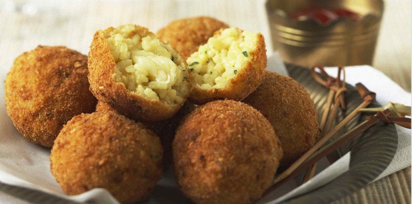 Savoury Cheese & Rice Balls