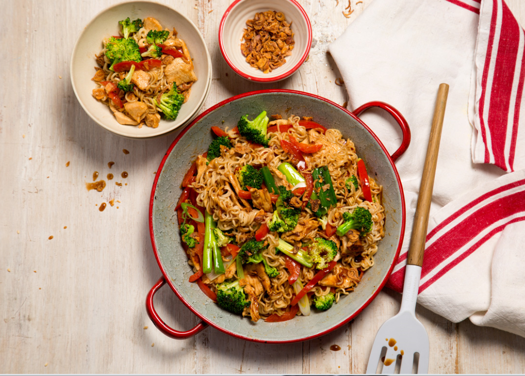 Honey Soy Chicken Noodle Salad