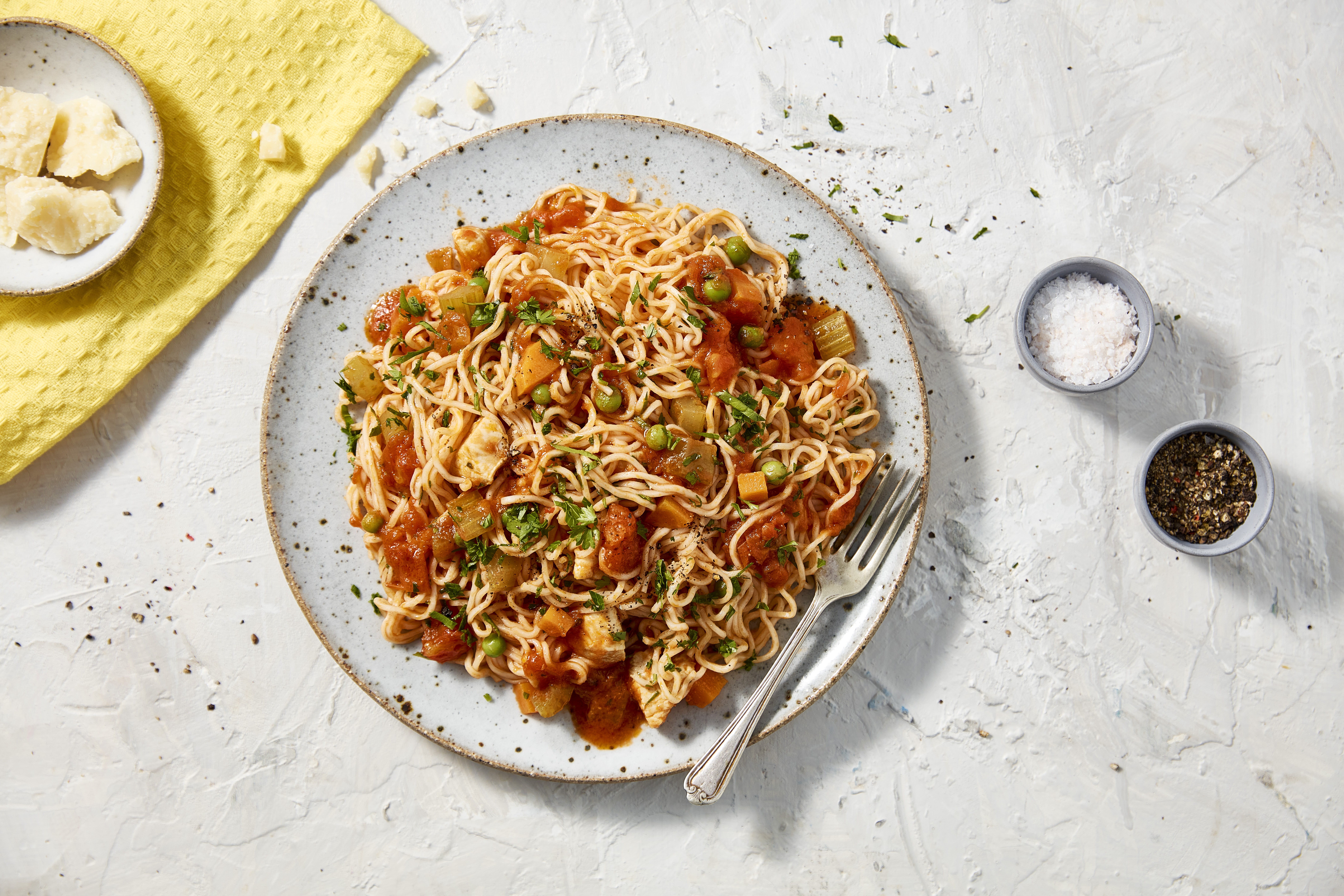 Homestyle Tomato & Chicken Noodles