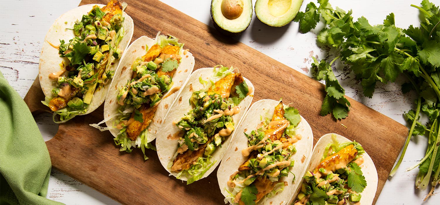 Chilli Chicken Tacos