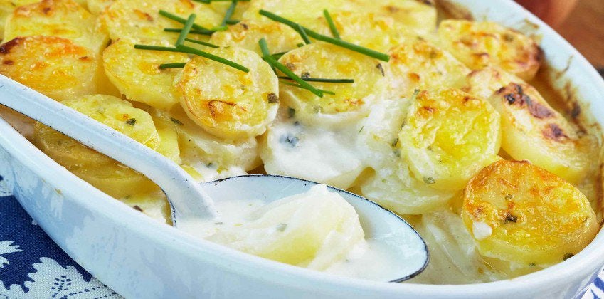 Sour Cream & Chives Flavour  Potato Bake
