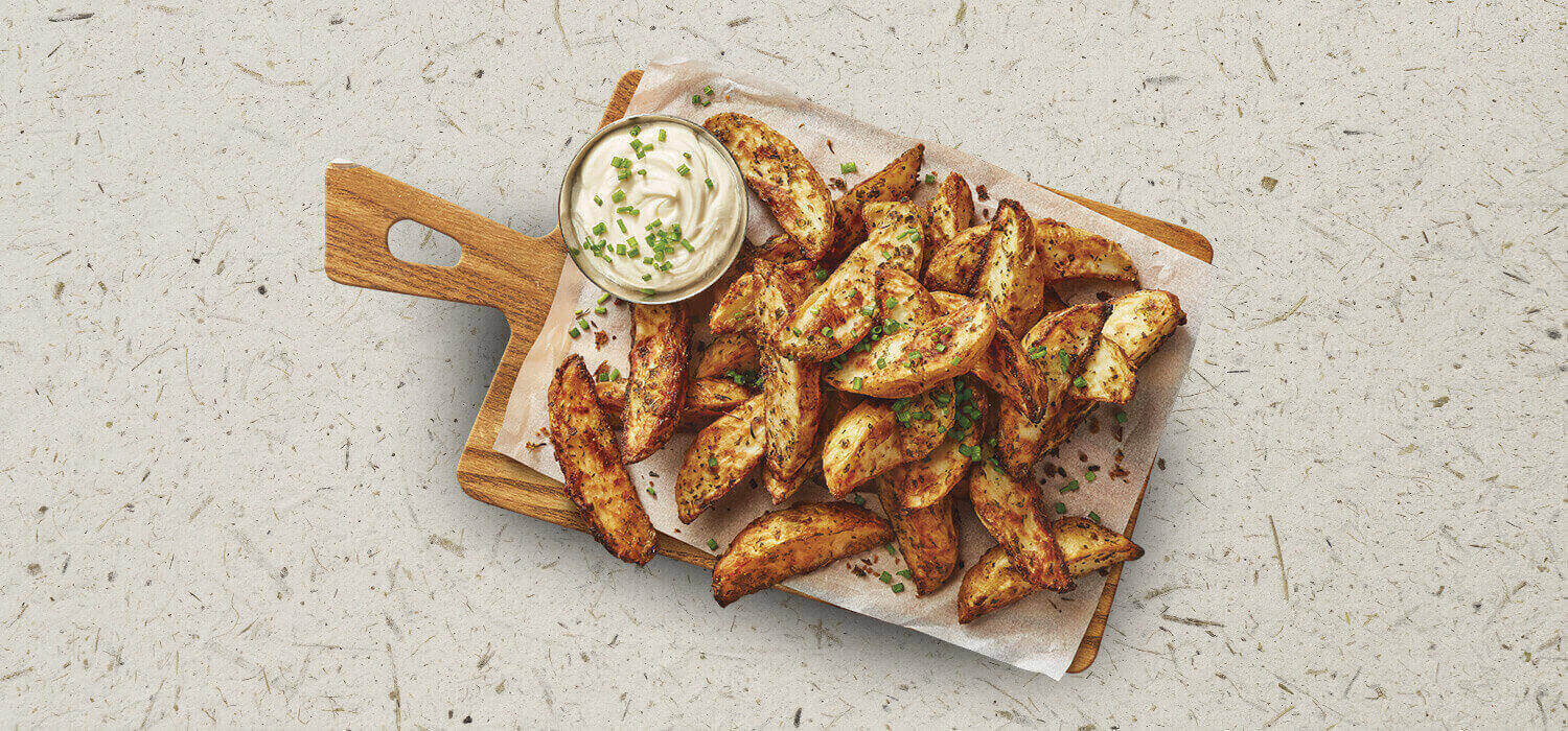 Herbed French Roast Potato Wedges