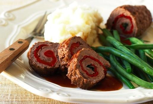 Stuffed Beef Rolls