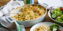 Creamy Cheese and Garlic Potato Bake
