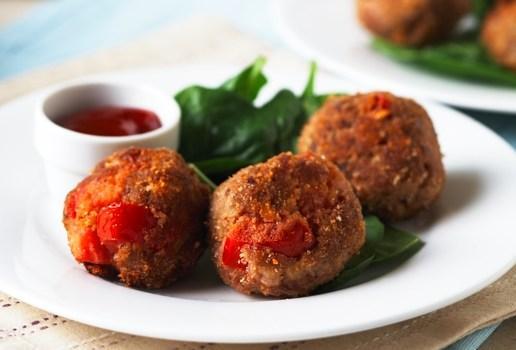Tomato Basil Meatballs