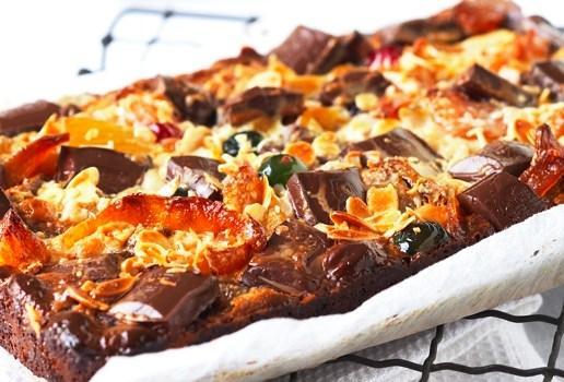 Tropical Fruit and Nut Slice