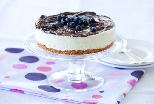 White and Dark Chocolate Cheesecake