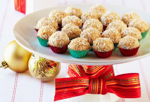 White Choc, Coconut & Lime Snow Balls