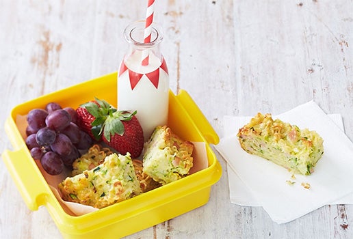 Zucchini and Noodle Slice